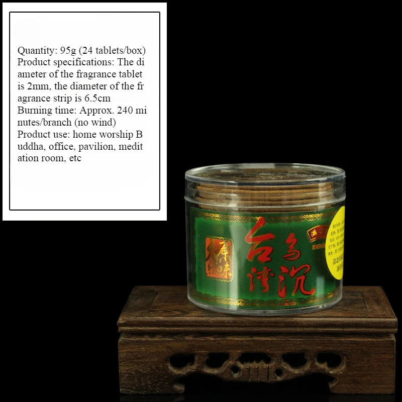 Taiwan WuChen Plum Blossom Buddha Incense Coil Incense Joss Stick/Temple Worship Buddha Home Meditation Room for Incense Indoor