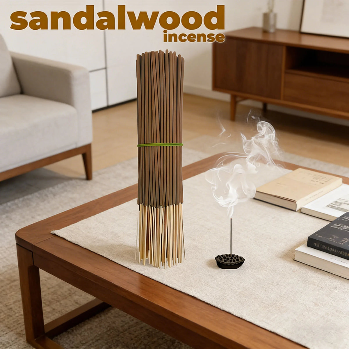 23/45/148/348Pcs Sandalwood Sticks Palo Santo Long-Lasting Fragrance Suitable for Yoga and Meditation Suitable for Outdoor Use Home Bedroom Kitchen Bathroom Courtyard Tea Room Office Hotel Etc. Suitable for Relaxing the Mind Relieving Stress Holiday Gifts