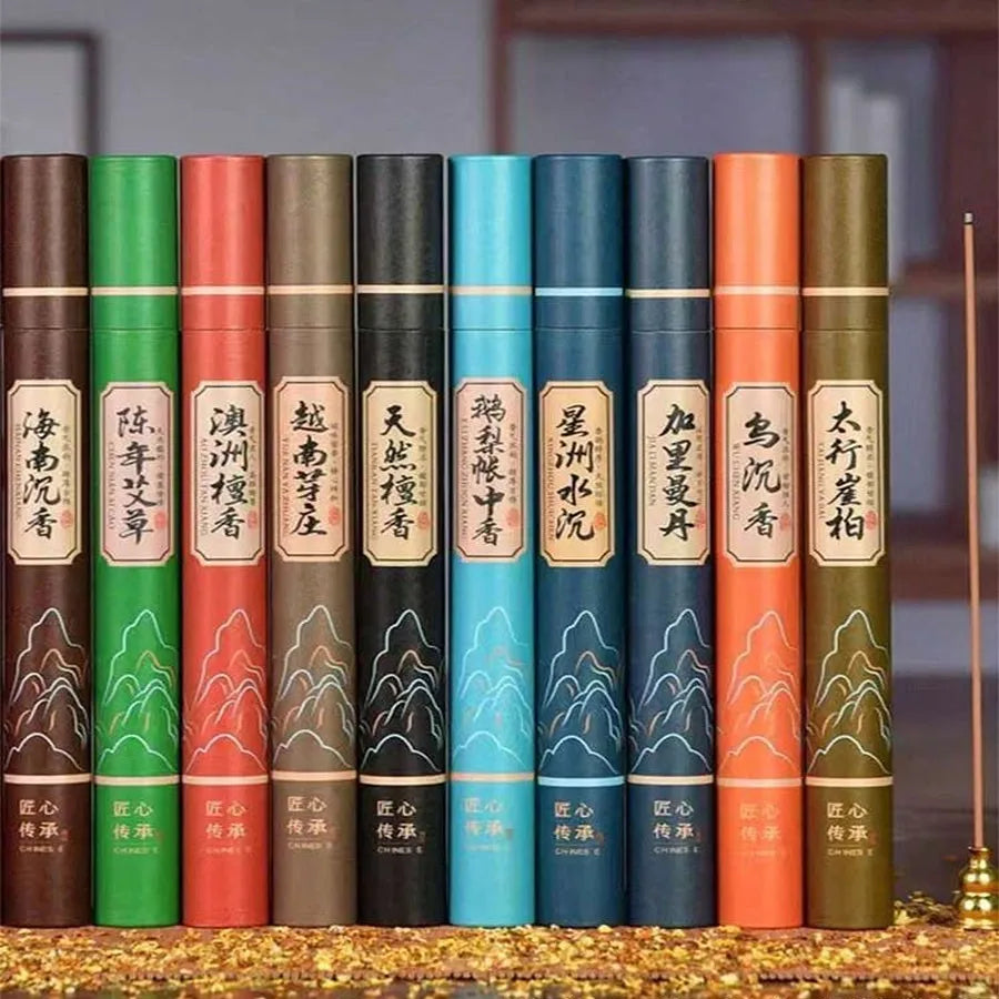 About 40 Pieces of Natural Sandalwood, Agarwood, Reduced True Fragrance, and Aromatherapy Incense, Suitable for Home Decoration