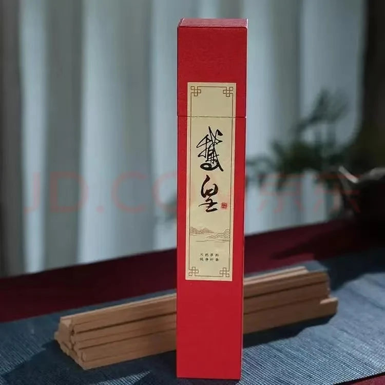 2-Hour Long-Lasting Incense Sticks with Fragrances of Agarwood, Sandalwood, and Frankincense, Made Using Traditional Methods, Are Rich in Aroma, Purify the Air, Deodorize and Freshen the Atmosphere, Provide a Refreshing and Invigorating Effect, and Have a