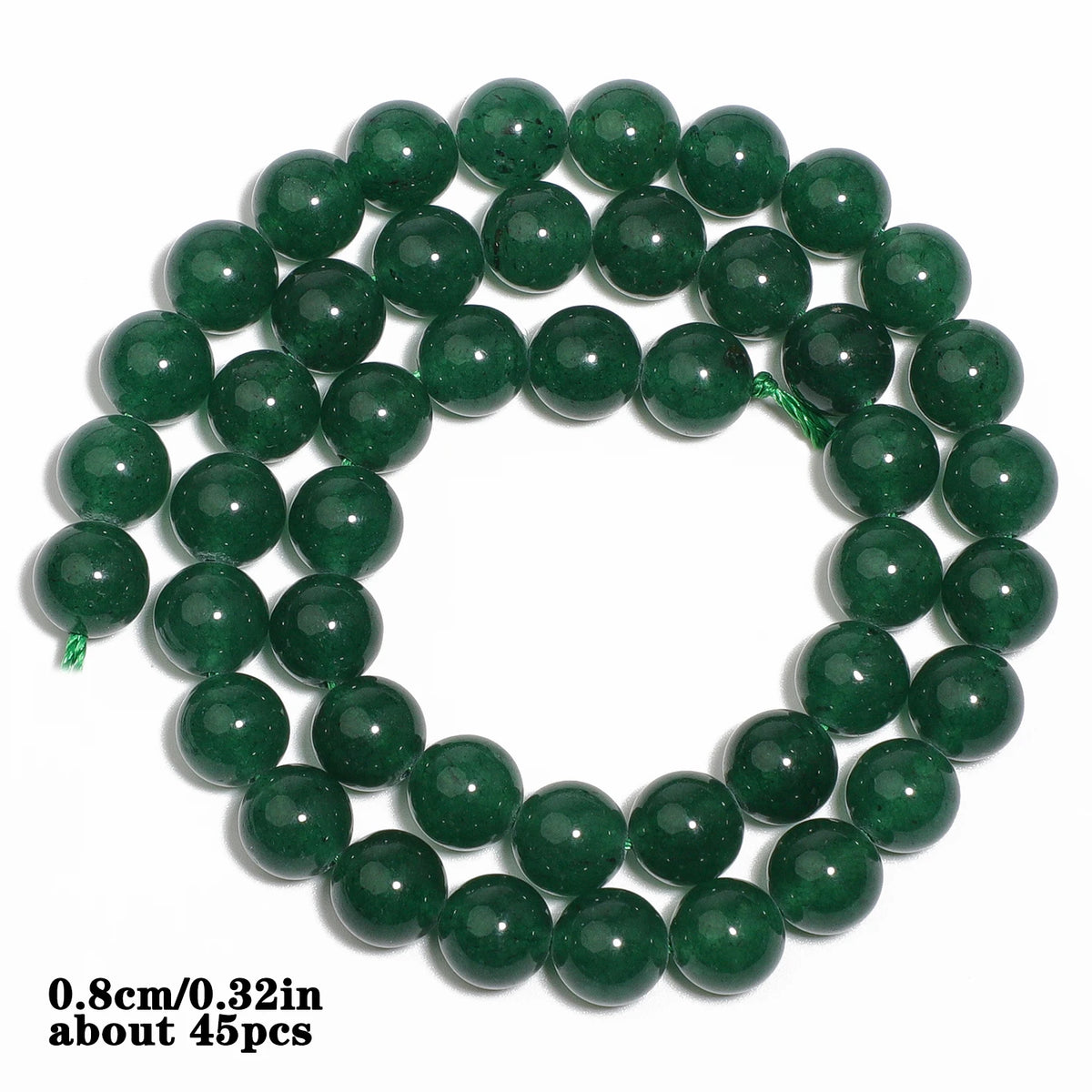 Green Chalcedony Beads for DIY Jewelry Making