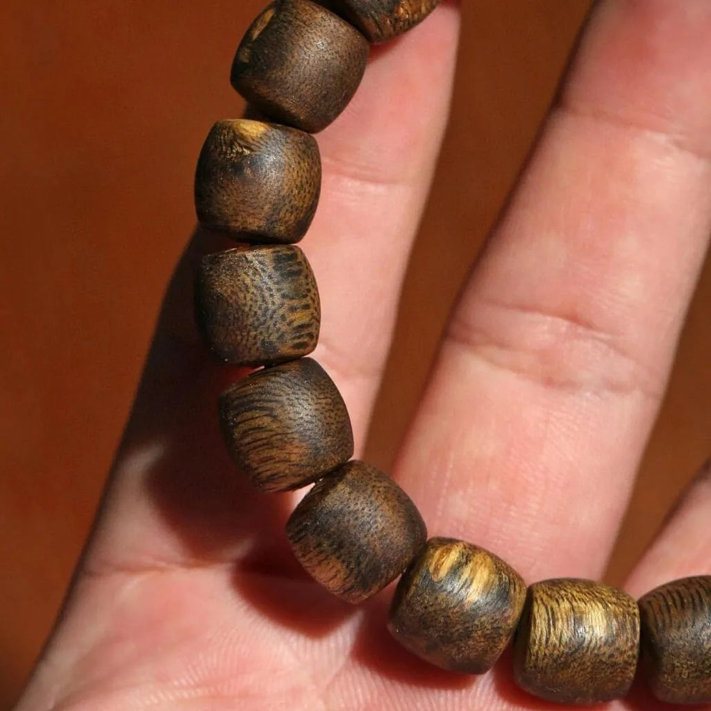 Wooden Kyara Agarwood Prayer Bracelet for Men Women