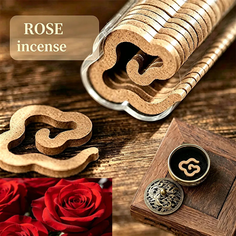 1 jar contains approximately 40-42 cloud-shaped incense sheets paired with a mini dragon and phoenix incense burner. There are over 30 floral and woody incense scents to choose from, including sandalwood, agarwood, lav