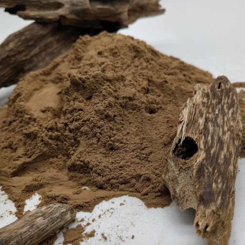 50g Hainan High Oil Aloes Worm Leakage Powder Natural Wood Incense Smoked Material DIY Home Play Incense Seal Hand Incense