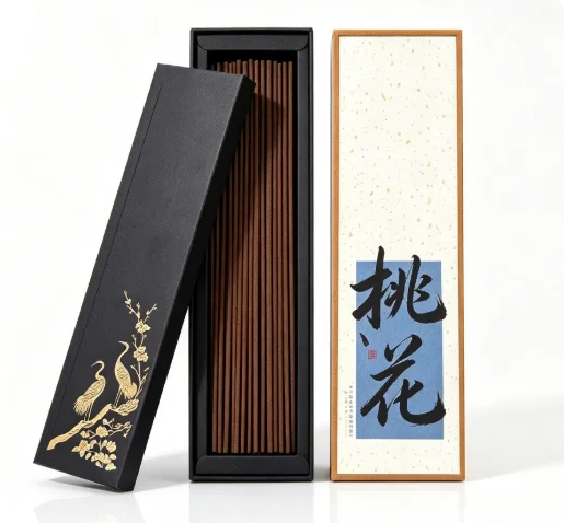 50gJapanese Style Natural Incense Sticks Set for Meditation Yoga Relaxation – Elegant Gift  with Tranquil Scent & Clean Burning