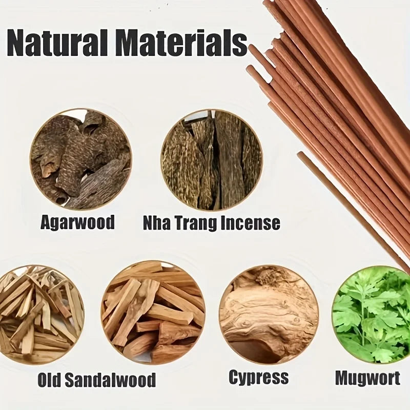 18 Pieces/Pack Camellia Wood Incense Sticks - 5-6 Grams/Stick, 4.13inch , Natural Wood Scent, Suitable for Meditation, Yoga, Home Aromatherapy - Perfect Christmas, Halloween, Easter, Hanukkah, Thanksgiving Gifts - Feather-Free, Ideal Gift