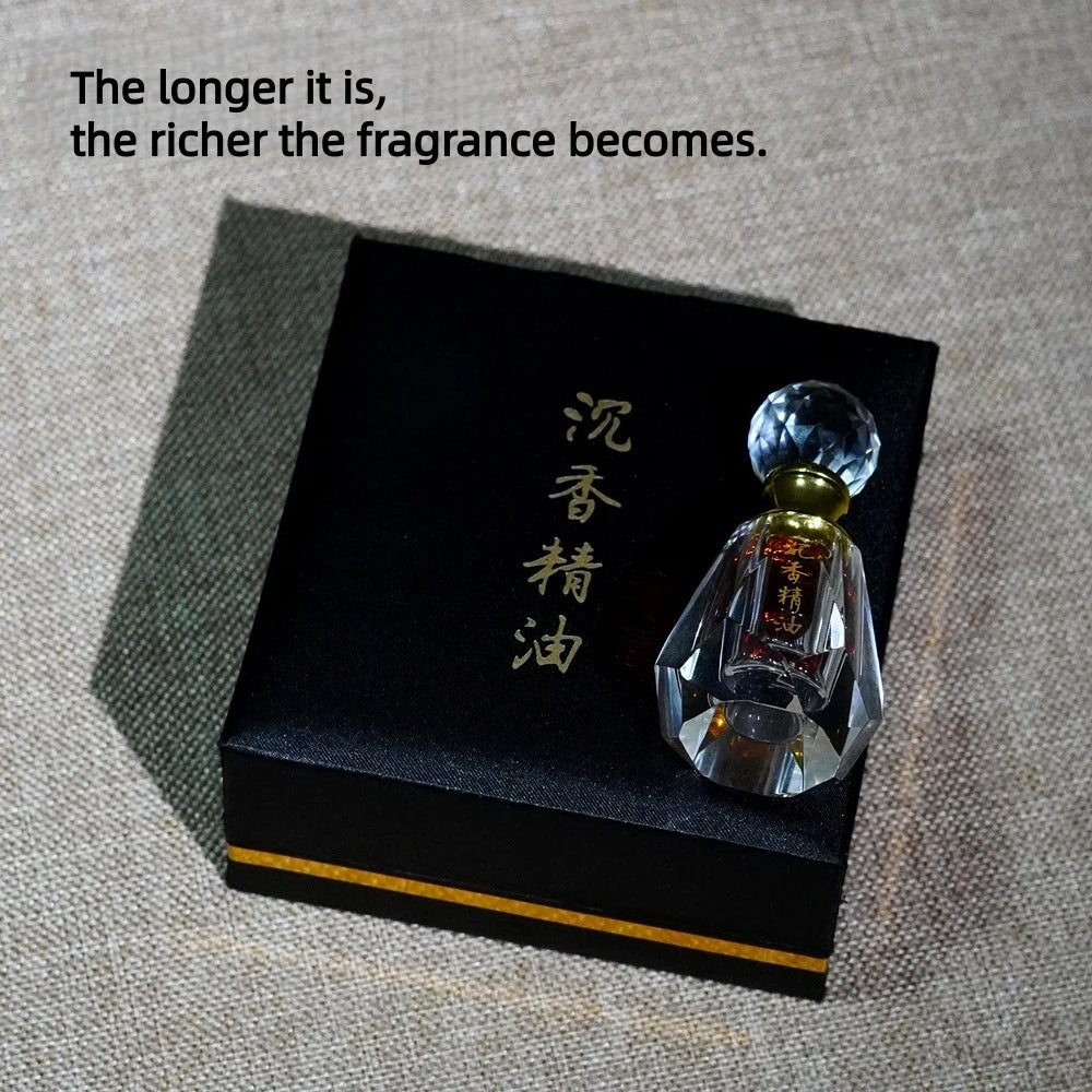Natural Kyara Agarwood Essential Oil 1g Gift Box
