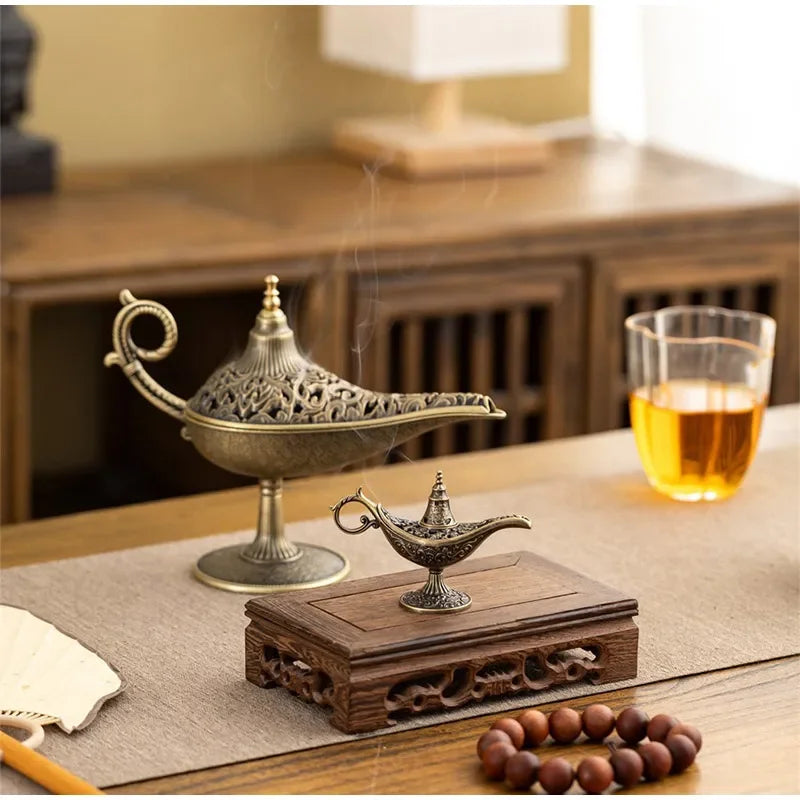 Arabic Incense Burner Metal Lamp Home Decor