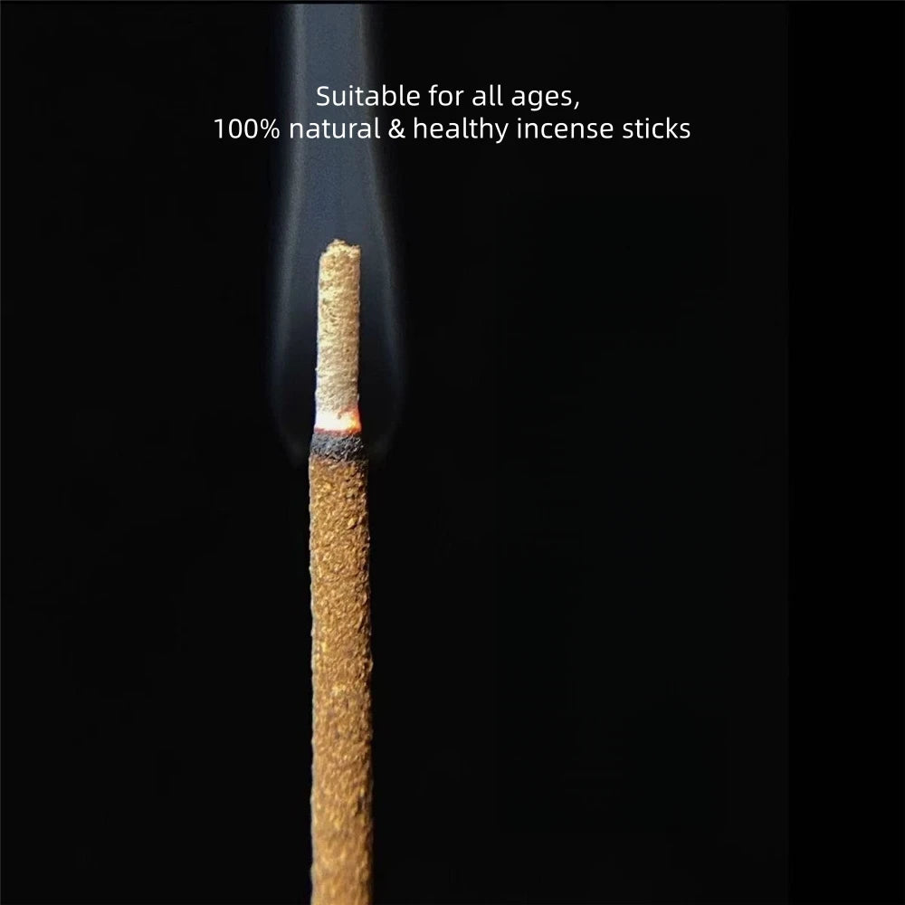 15 Stars Red Soil Kyara Handmade Incense, Natural Hainan Agarwood Sticks, Long Lasting Aroma for Home Use, Oud Incense Sticks