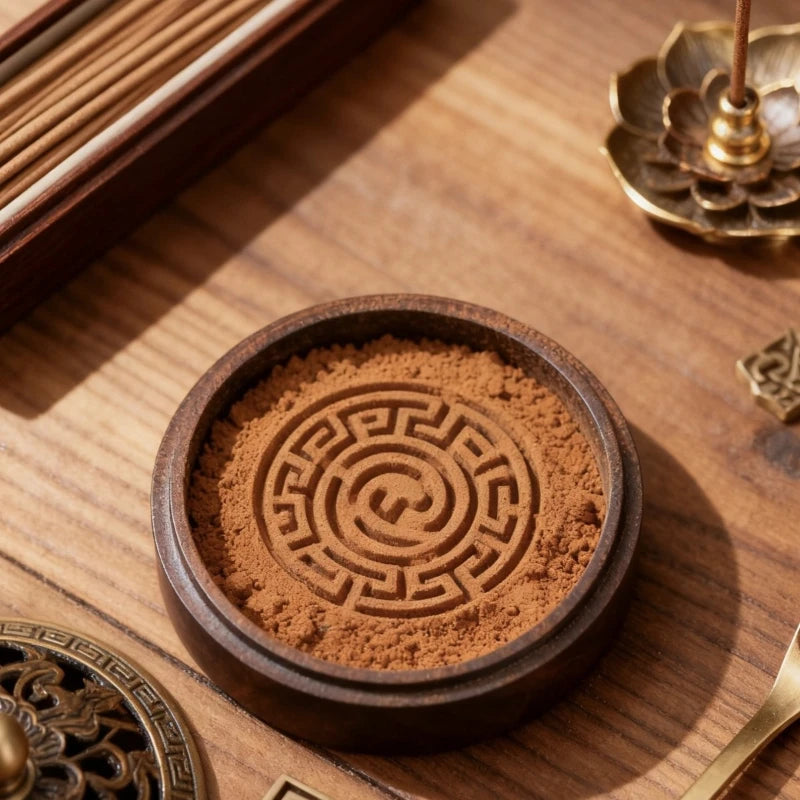 Sandalwood Agarwood Incense Powdered Seal Script Tea Ceremony Household Praying Buddha Study Room Promotes Sleep Removes Odors