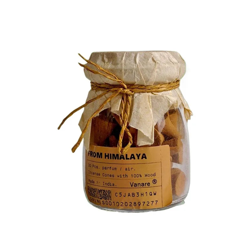 Handmade Sandalwood Agarwood Cedarwood Jasmine lavender Incense Cones Fresh Taste suitable for Indoor purification Sleep Aid