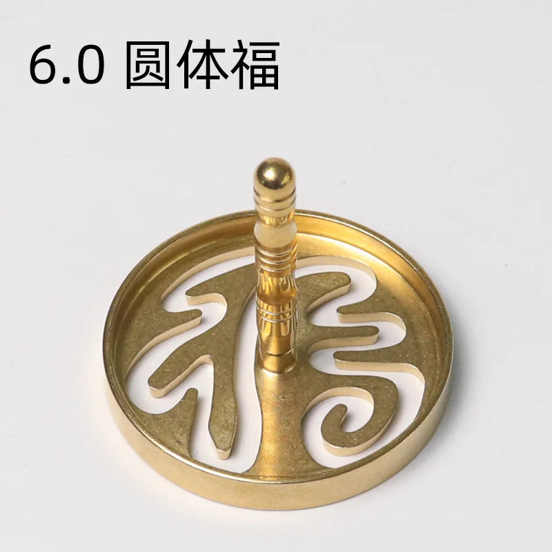 New Incense Press Tool Ash Mold Copper Metal Lotus Cloud Making Burner Powder Pressing Supplies Chinese Living Room Incense