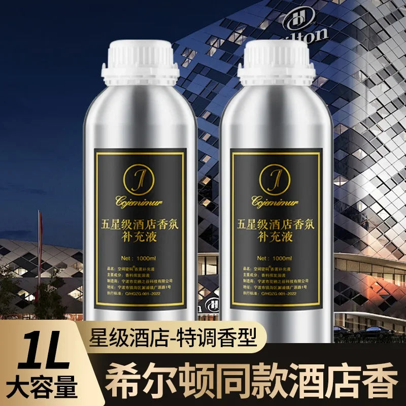 500ML Large Bottle Hilton Aromatherapy Essential Oil Refill Long Lasting Fragrance For Home Bedroom Five Star Hotel