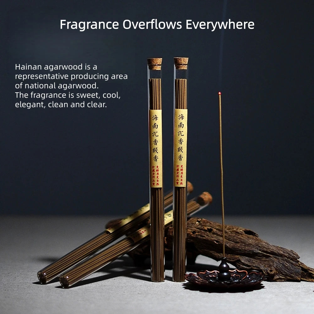 Natural Hainan Agarwood Incense Sticks 10g