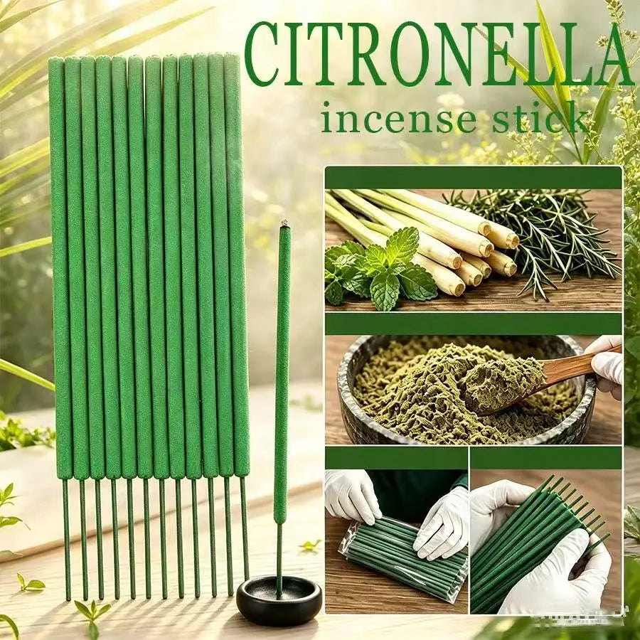 Upgraded Version of the Thick Incense Sticks—Long-Lasting, Richly Fragrant Lavender, Lemongrass, Sage, and Cherry Blossom, Perfect for Outdoor/Indoor Use, Yoga, and Meditation