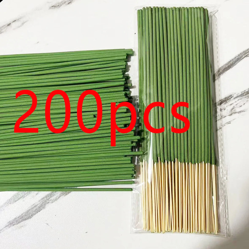 50/200 Stick Pack of Extended Lemongrass and Citronella Oil Sticks 45 Minute Burn Time Woody Refreshing Summer Scent
