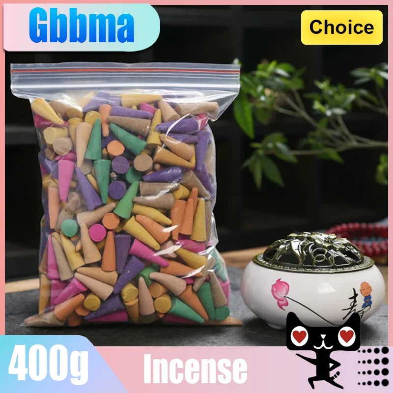 Incense Cones Jasmine Lavender Rose 100g Yoga Air Freshener