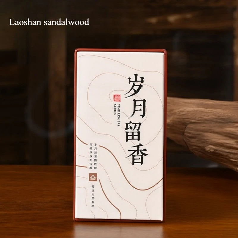100g Chinese Old Sandalwood Agarwood Natural Incense Stick Household Indoor Temple Worship Meditation Calms Mind Joss Stick