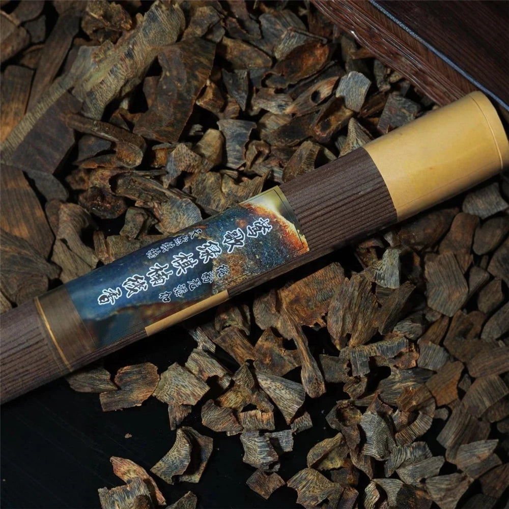 Natural Yingge Green Kyara Agarwood Incense Sticks, 100g, 300 Pcs