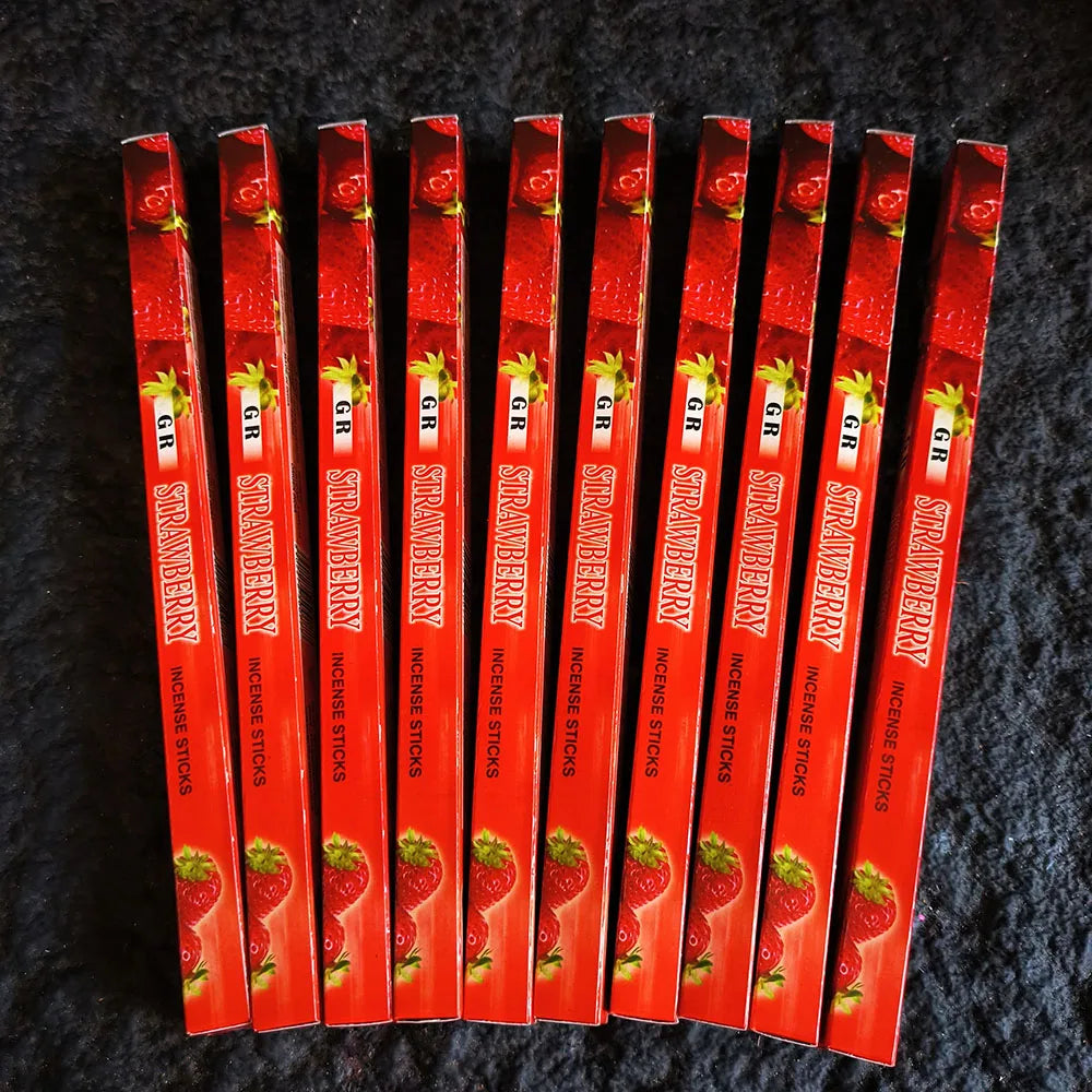 GR Natrual 10 Small Boxes Indian White Sage Incense Sticks Sandalwood OUDH Authentic Buddhism Supplies Bulk Sale Stick Incense