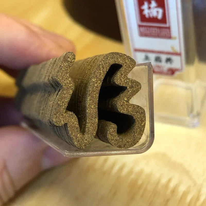 6A Qinan Agarwood Fu Character Non-sticky Powder Coil Incense Home Study Office Handmade Calming Help Sleeping Aromatherapy