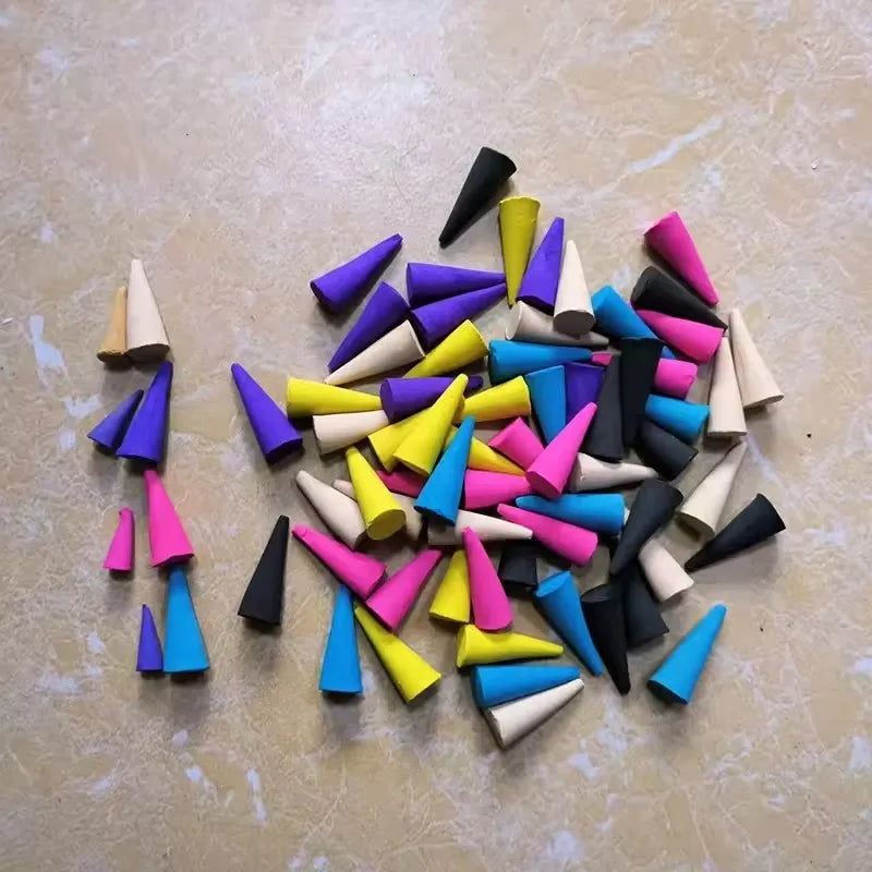 100g Plus Sandalwood Incense Cones 25 Minutes Per Piece Tower Incense Lavender Jasmine Fresh Air Scents for Home