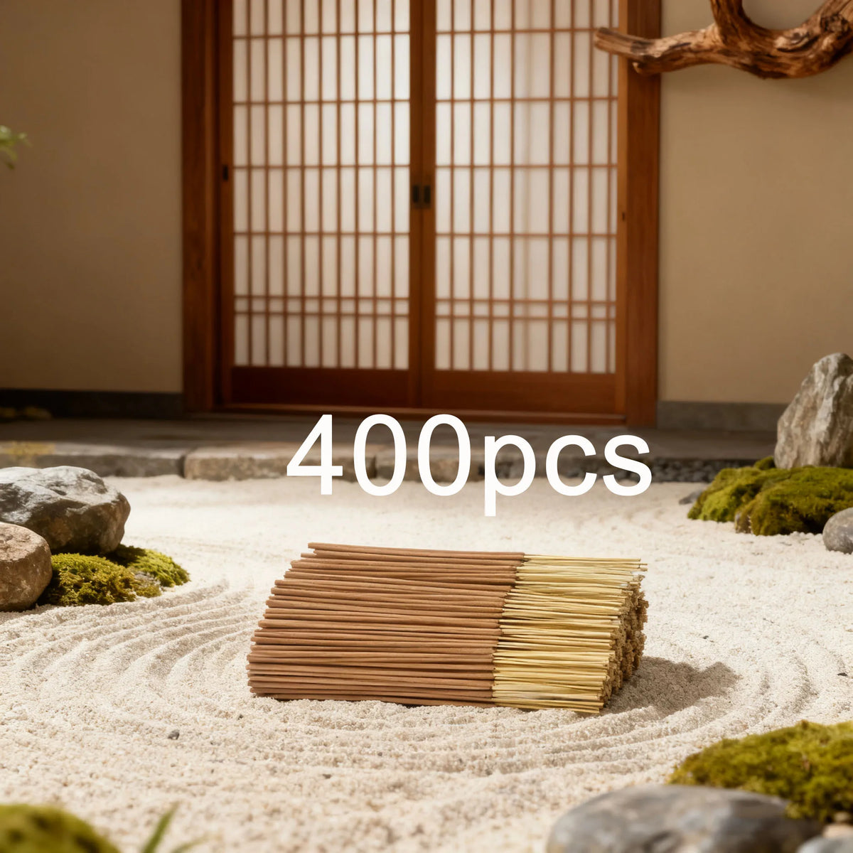 20/50/100/200/400 Sticks, Sacred Wood Incense Sticks, Natural Sandalwood Scent, Healthy and Harmless Home Decor Incense, Safe and Long-Lasting, with a Pleasant Aroma, Suitable for Relaxing in Living Rooms, Study Rooms, Bedrooms, Etc., a Convenient Choice
