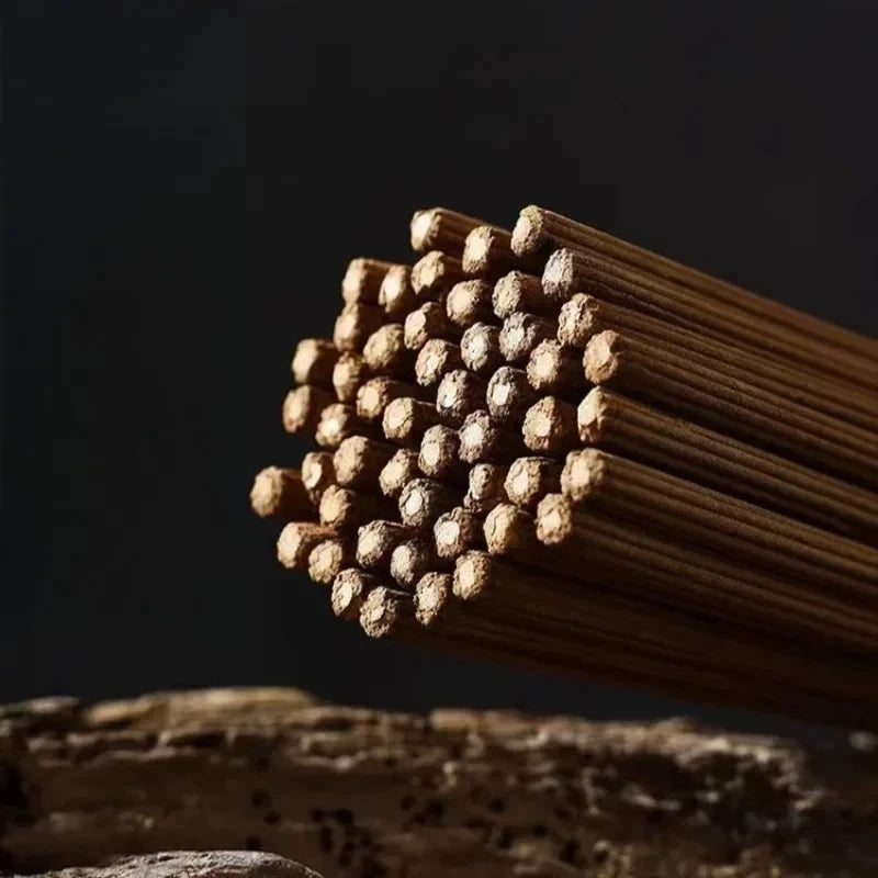 50cm Natural Agarwood Bamboo Stick Incense Home Temple/Buddhist Hall/Soothing Purification/Meditation Aromatherapy Joss Stick