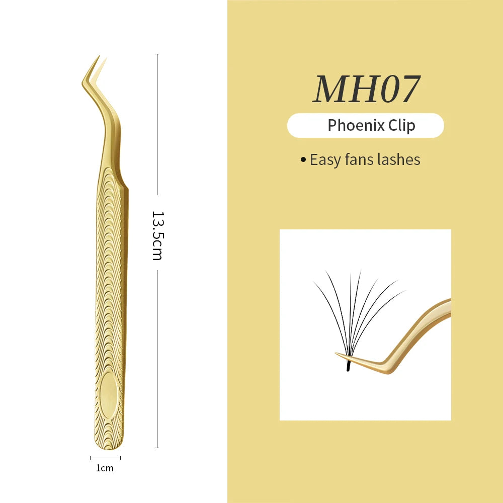 GLAMLASH Eyelash Tweezers 420 Stainless Steel