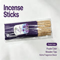 Lavender Incense Sticks, Natural Home Fragrance Sticks for Relaxing Reading Time, 22cm Long, Ideal for Living Room, Bedroom,
