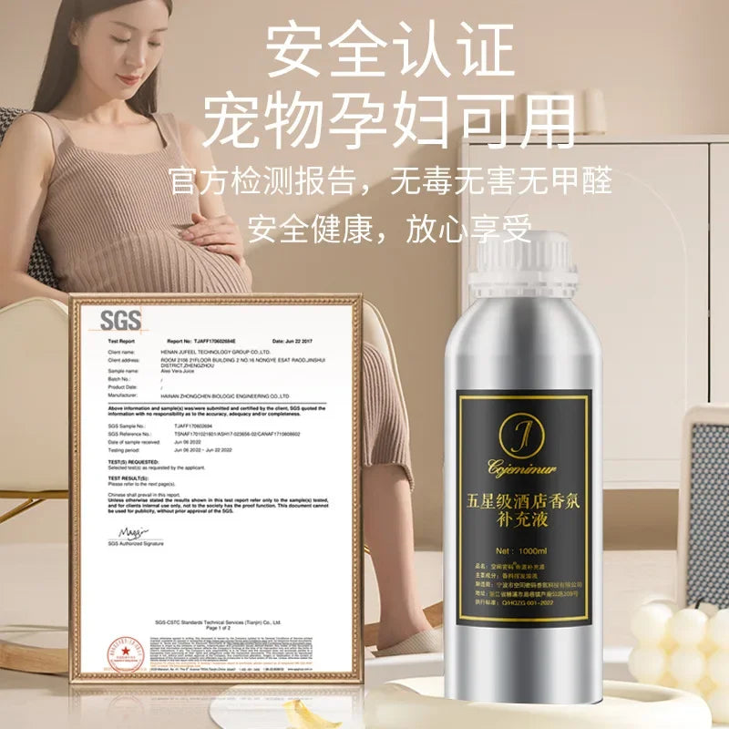 500ML Large Bottle Hilton Aromatherapy Essential Oil Refill Long Lasting Fragrance For Home Bedroom Five Star Hotel