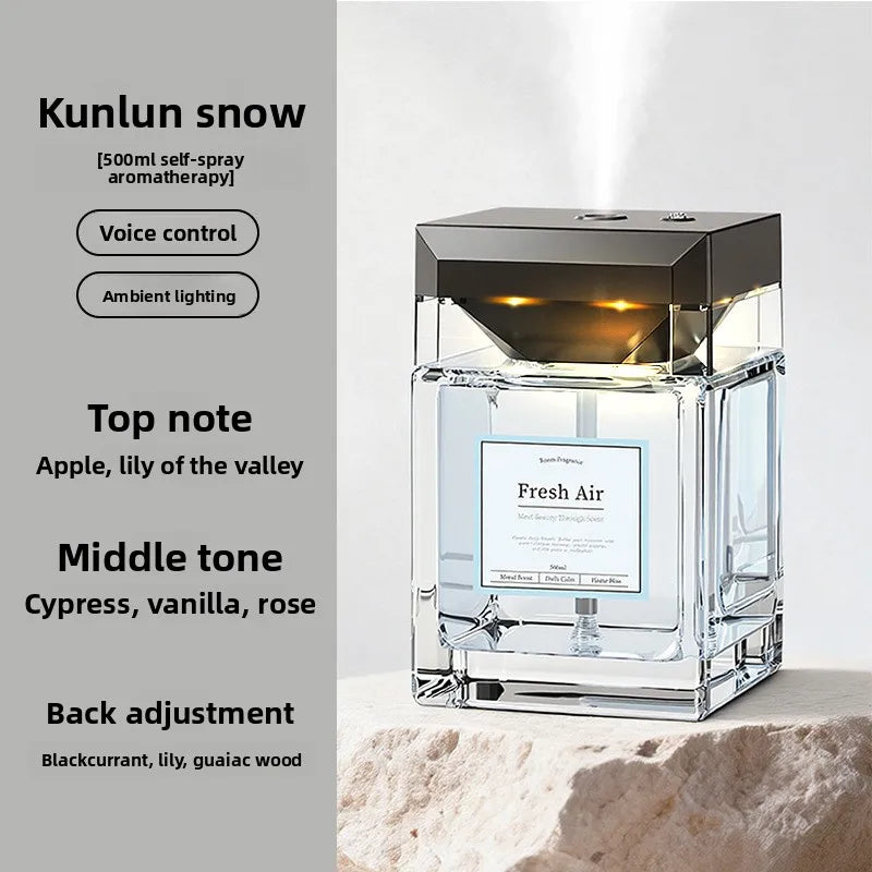 2026New Model Smart Voice Control Aromatherapy Diffuser Reedless Home Fragrance Atmosphere Light Essential Oil