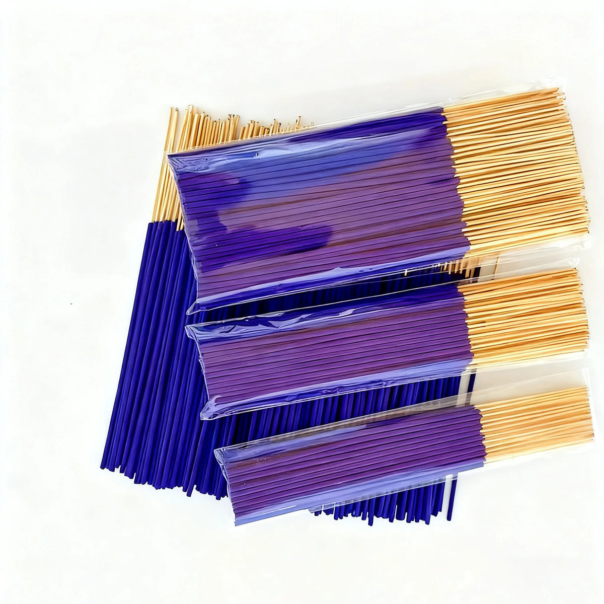 Lavender Scented Stick Set, Available in Packs of 20/50/100/200/400, Length 8.66inch , Home and Office Air Freshener, Relaxing Aromatherapy Gift for Christmas and Holidays