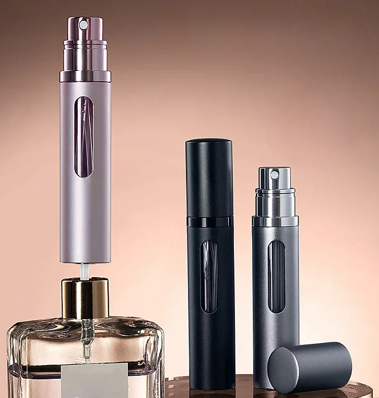 2PCS 5/10ml Bottom-Filling Pump Perfume Refillable Spray Bottle Mini Portable Empty Cosmetic Containers Atomizer Bottle Travel - AliExpress