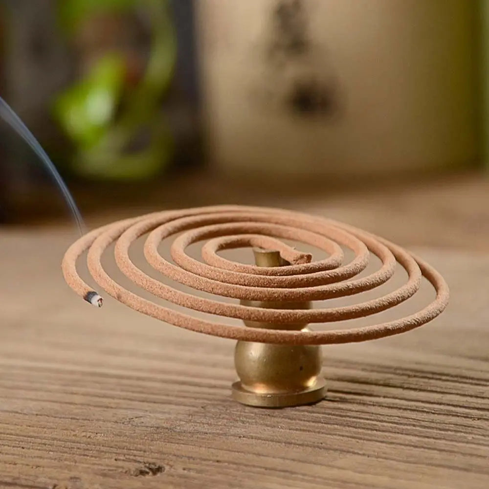 plate/box Gifts Pure Natural Sandalwood Purifying air Aquilaria Wormwood Incense Incense Coil Sandalwood incense Buddha incense