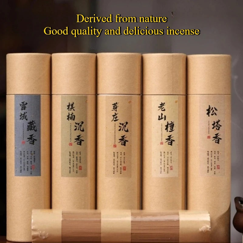 Incense Stick Sandalwood Household Agilawood Natural Clean Air Praying Blessings Worshipping Buddha Relax Mind Incense Stick