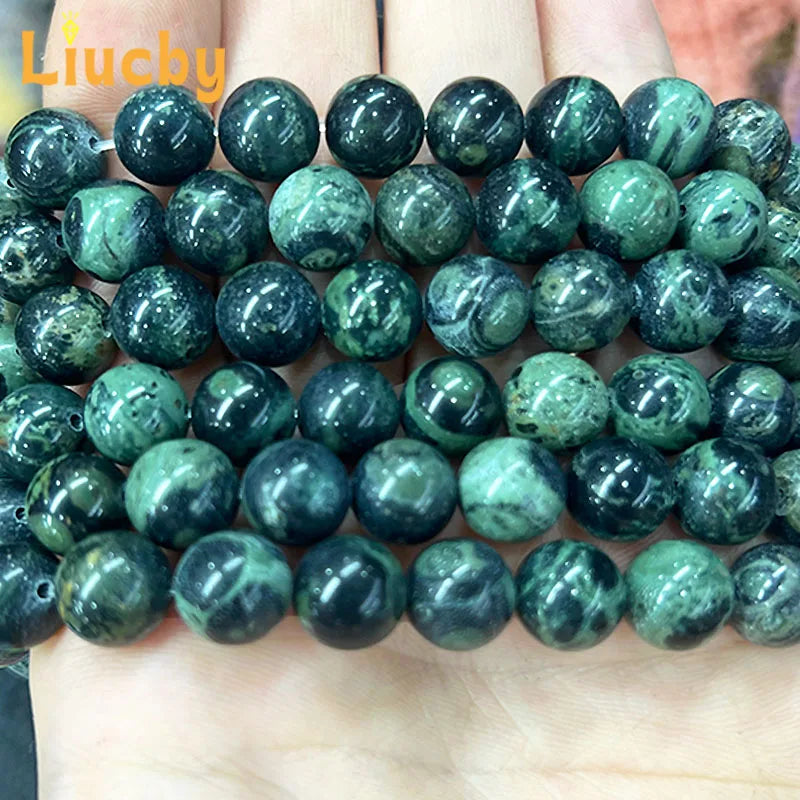 Natural Kambaba Jasper Beads 4-12mm Round DIY Jewelry