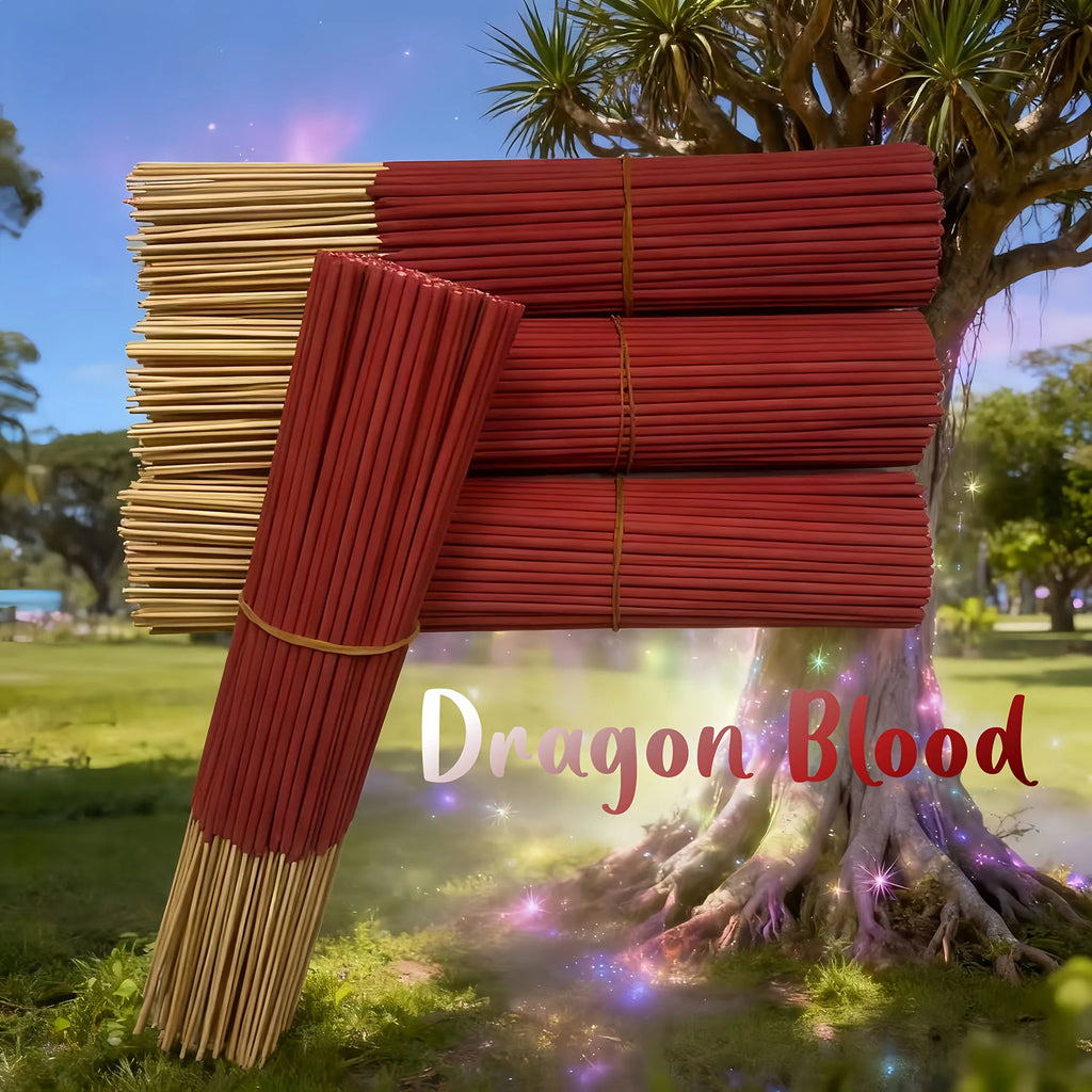 19/51/171/401/701 Dragon Blood Incense - Made from Bamboo Wood, Traditional Chinese Feng Shui Incense, Creates a Romantic Fragrance, Suitable for Home Purification, Yoga, Meditation, and Spirituality