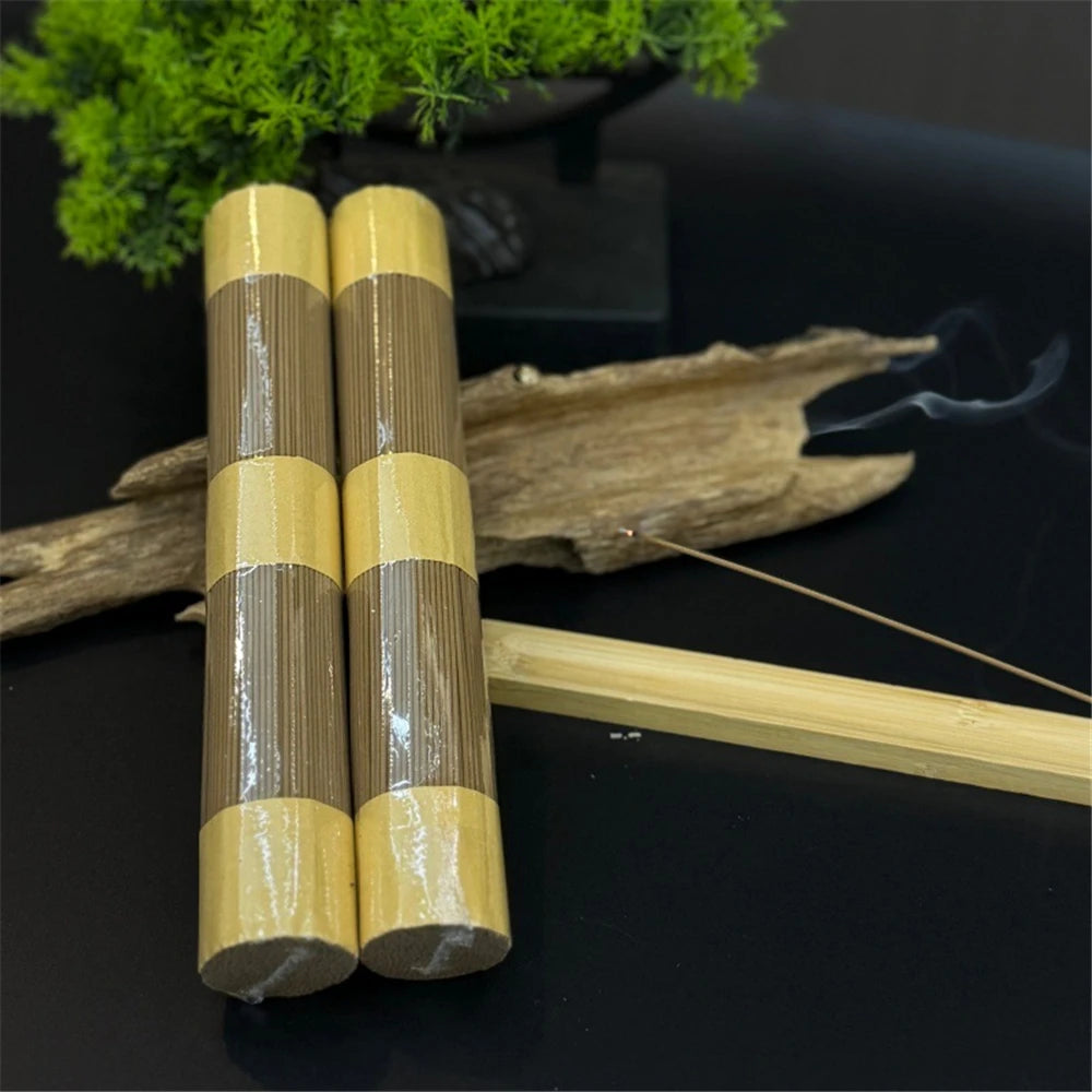 Yellow Kyara Incense Sticks,Natural Home Incense,Indoor Aromatherapy for Buddha Worship Tea Room,Long Lasting Fragrance,Ouds