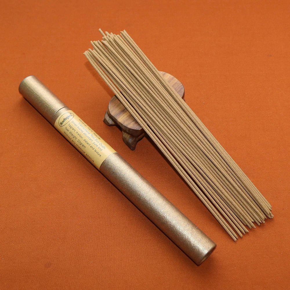 Authentic Natural Vietnamese Phuoc-Son Red Soil Oud Wood Decor Incense Stick 20g Self-Handmade For Meditation Home Indoor Yoga