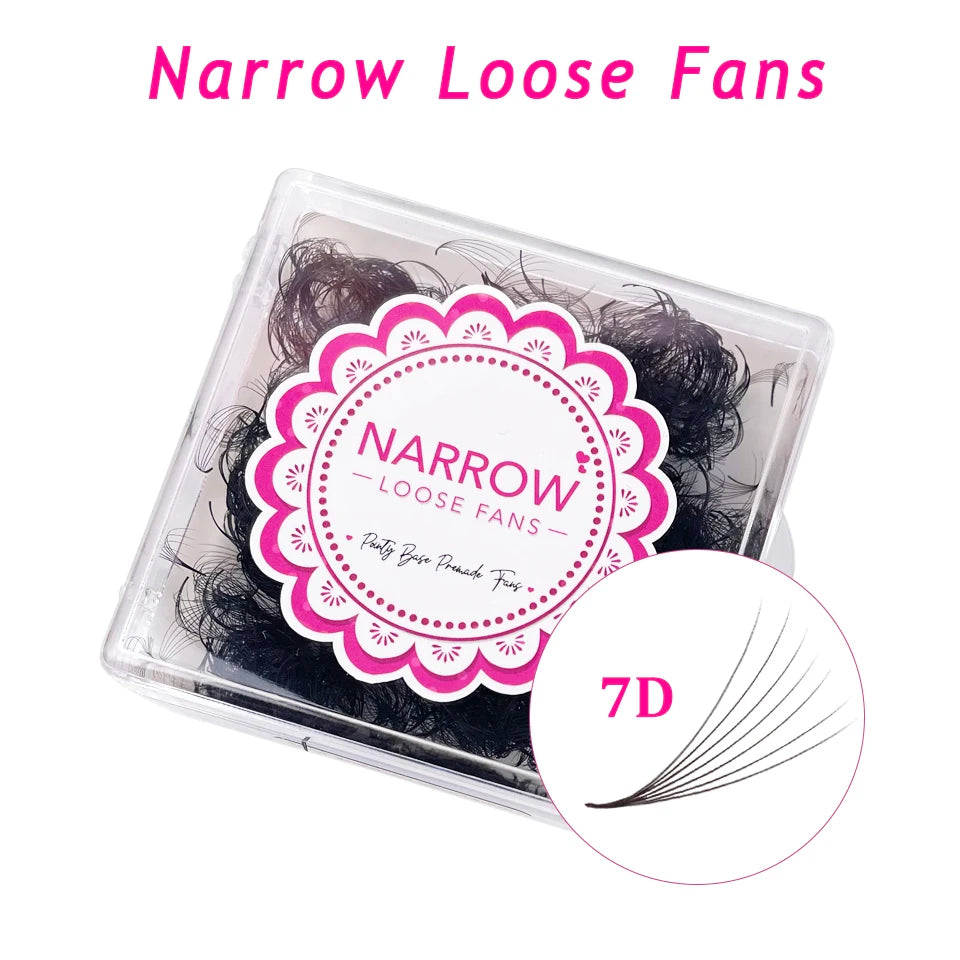 Extra Narrow Pointy Base Premade Volume Fans Lashes