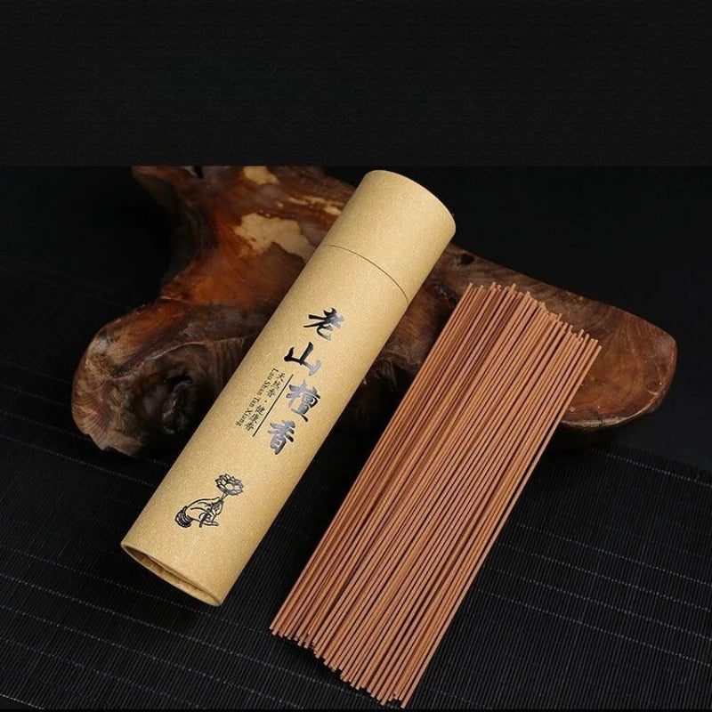 Natural Herbal Old Sandalwood Incense Sticks Wormwood Tibetan Agarwood Cypress Incense Long Lasting Fragrance for Buddha Worship