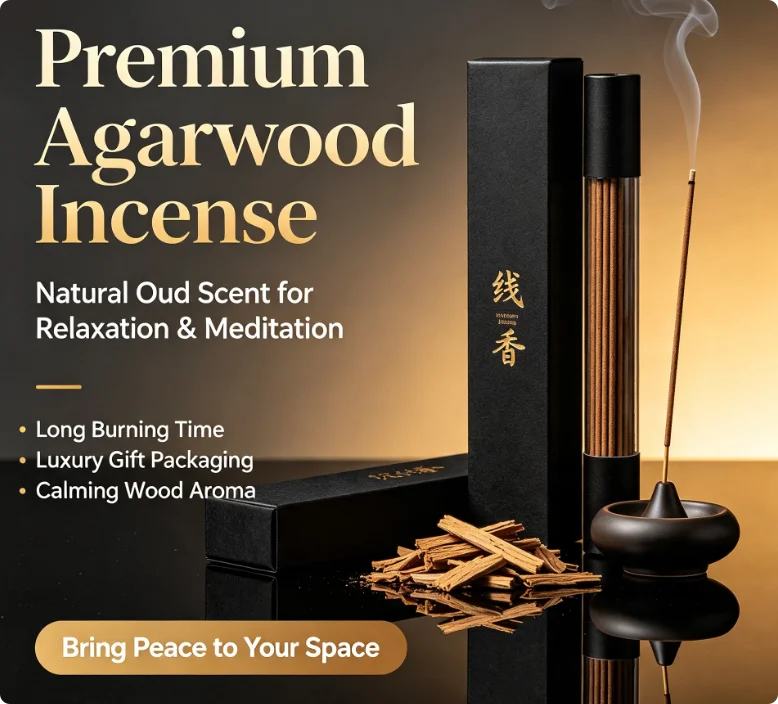 High-end agarwood combination, suitable for gift giving, study, meditation, yoga, to freshen the air