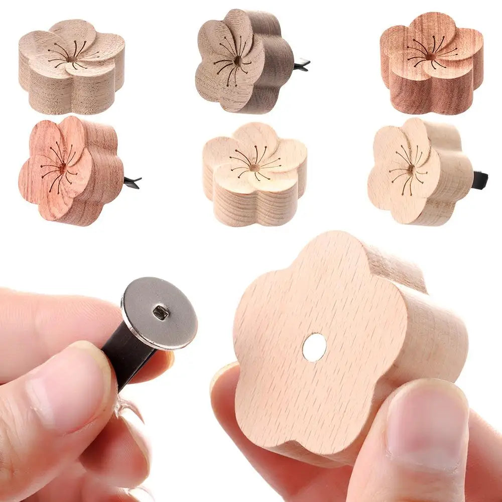Flower Shape Aroma Essential Oil Diffuser Wood Essential Diffuser Wood Aroma Essential Oil Diffuser Essential Oil Aromatherapy