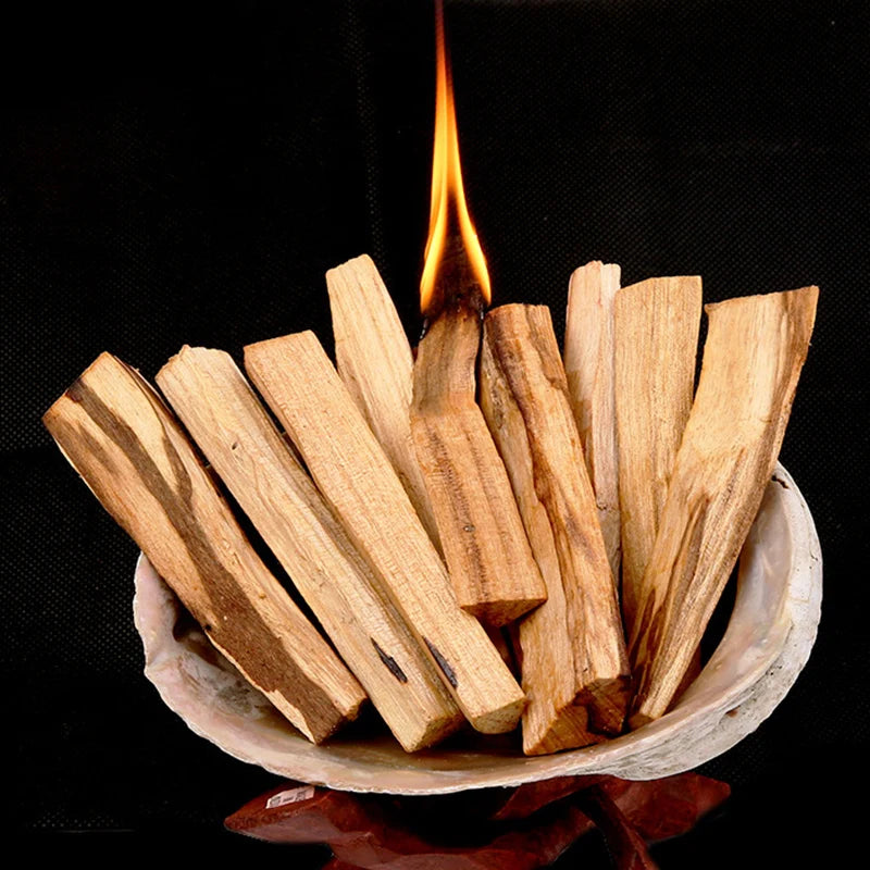 YXY 1piece 10cm Natural Palo Santo Stick Peru 4g/5g/8g/10g/15g High-end Wood Incense Stick for Study Office Decompression Scents