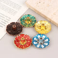 1Pc Lotus Alloy Incense Burner Stick Holder Home Buddhism Line Incense Plate Sandalwood Coil Base Delicate Temples Home Decor