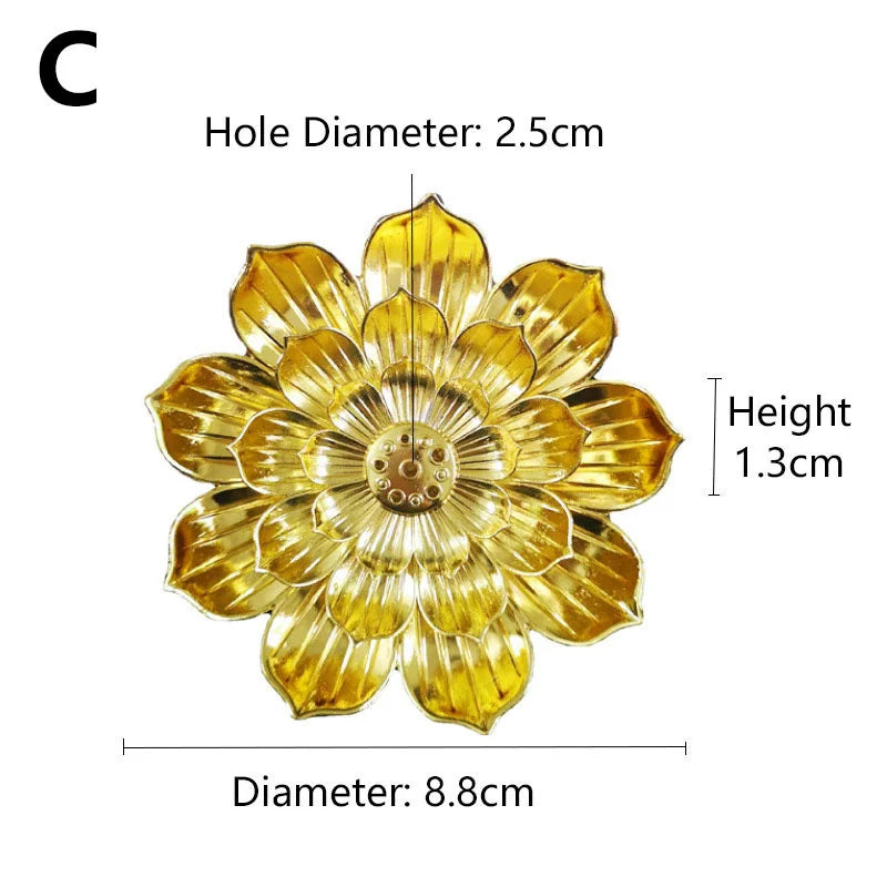 Incense Burner Coil Holder Plate Burner Lotus Rack Ash Catcher Plate Incense Sticks Holder For Soothe The Nerves Desktop Decor