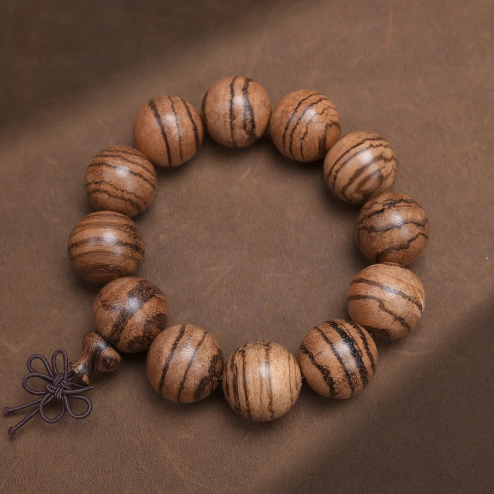 Vietnamese Agarwood 108 Bead Buddhist Rosary Bracelet