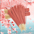 19/49/98/198 pink cherry blossom incense sticks 22.0cm Soft and delicate fragrance, suitable for bedrooms, study rooms, tea rooms, and for relieving stress at work, enhancing the ambiance for guests, with stable burnin