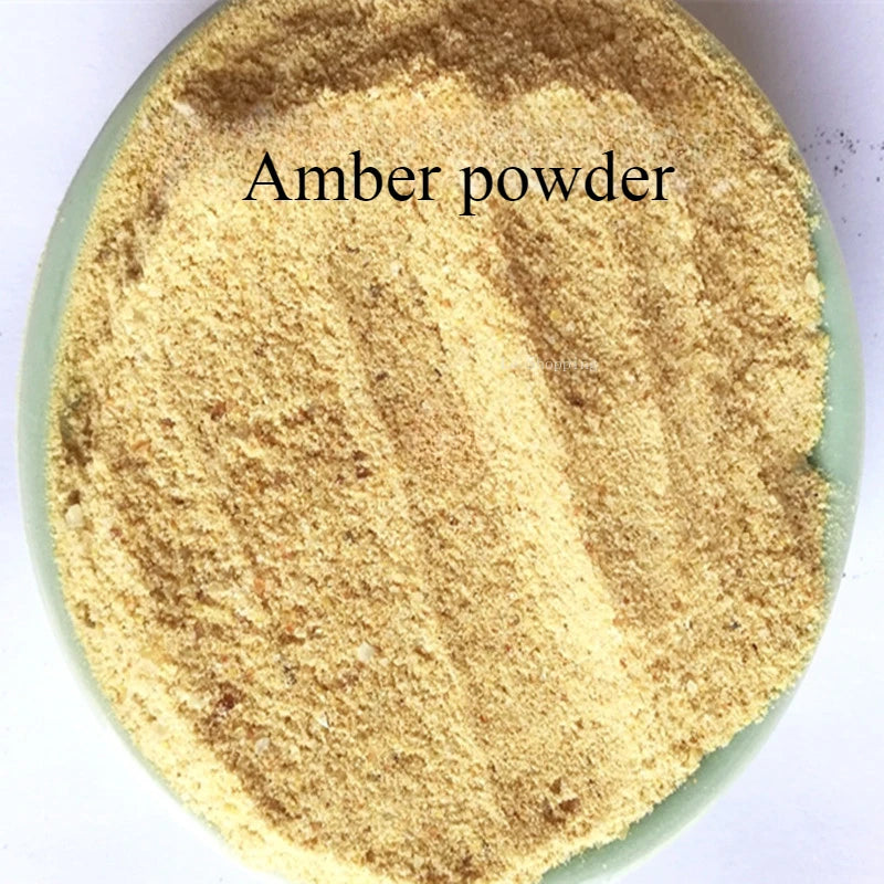 20g/50g Amber Baltic Beeswax Amber Powder Raw Material for Making Perfume Sachet Electric Incense Purifying Air and Calming Mind